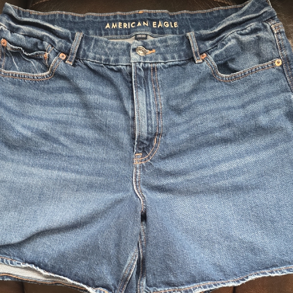 American Eagle Blue Denim Jeans (Curvy)